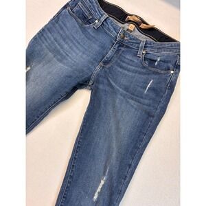Paige Modern Boyfriend Canyon Indie Sleaze Distressed Denim - 27 Blue